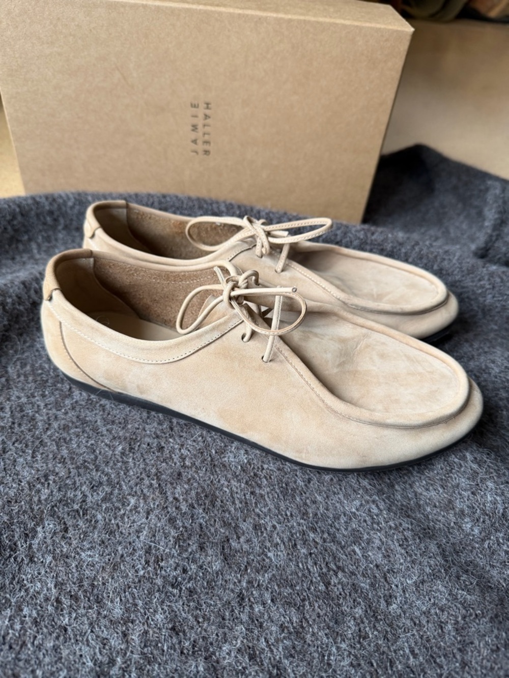 Jamie Haller chukka tan suede size 38